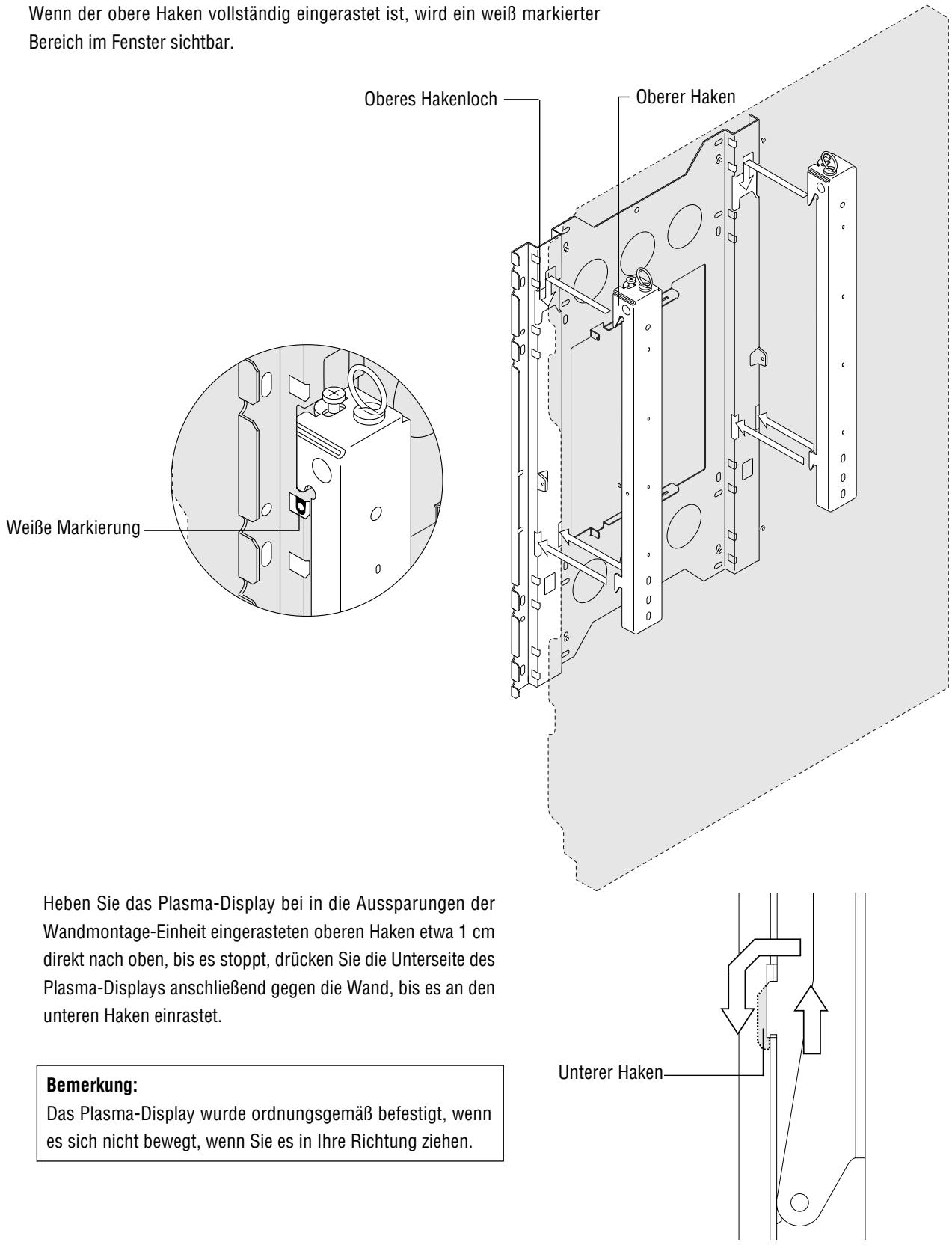 PIONEER PDK-WM03 - Befestigung des Plasma-Displays - 2