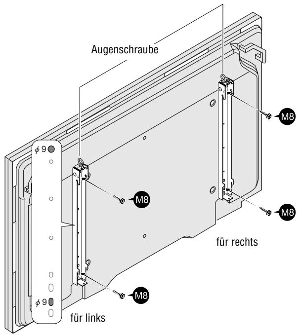 PIONEER PDK-WM03 - Befestigung der Display-Passen am Plasma-Display - 1