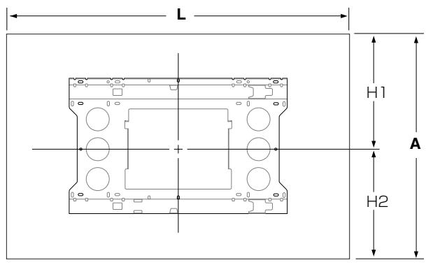PIONEER PDK-WM03 - Fissaggio del display plasma - 5