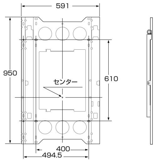 PIONEER PDK-WM03 - 壁掛けユニットを壁に取り付ける - 2
