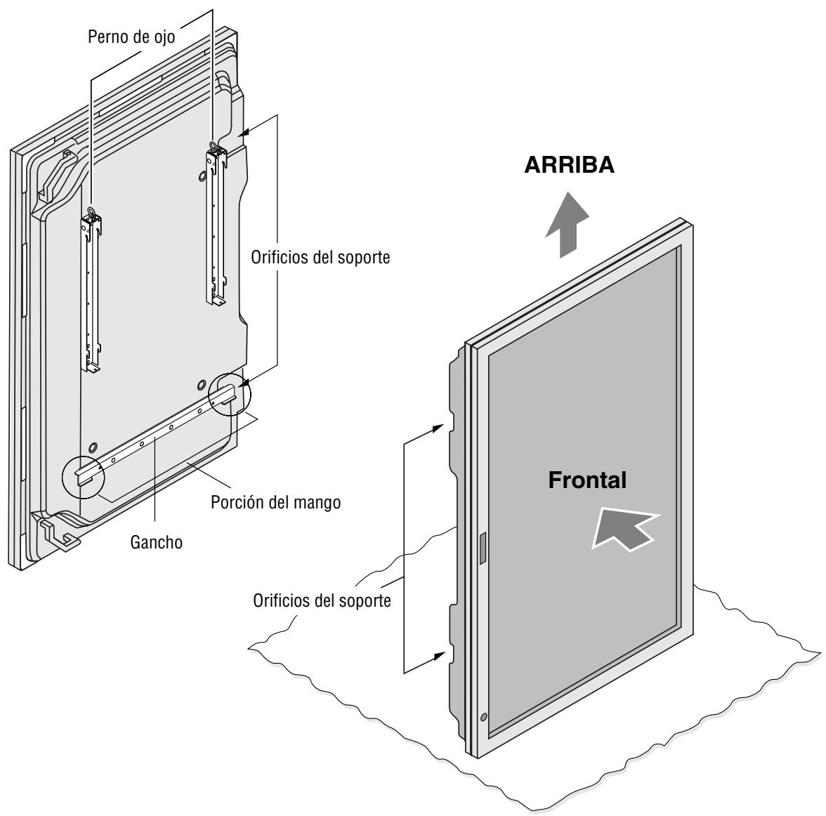PIONEER PDK-WM03 - Montaje del monitor de plasma - 1