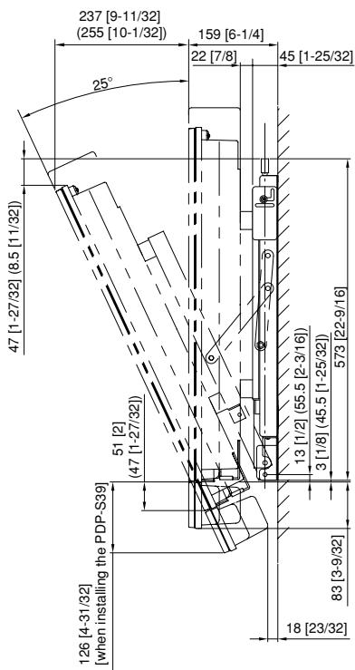 PIONEER PDK-WT02 - When installing speakers on both sides of the plasma display or when installing speaker at the bottom of the plasma display - 2