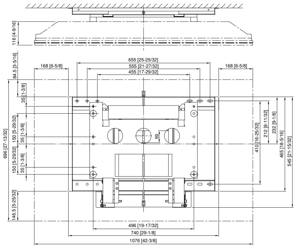 PIONEER PDK-WT02 - When installing the one body type plasma display - 1