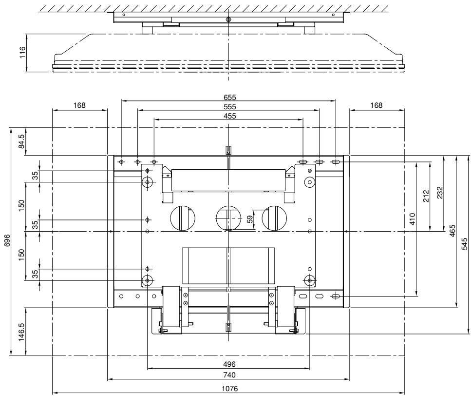 PIONEER PDK-WT02 - PDP-436SX取の付比時 - 1