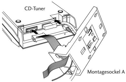 PIONEER PDR-F10 - Schließen Sie das andere Ende des Flachbandkabels am CD-Tuner an. - 1