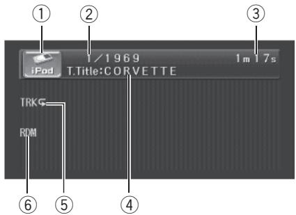 PIONEER CD-IB100 II - Riproduzione di brani sull'iPod - 1