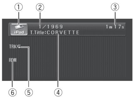 PIONEER CD-IB100 II - Listening to songs on your iPod - 1