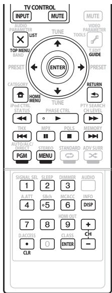 PIONEER CU-RF100-U - Commande des composants - 2