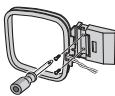 PIONEER DCS-FS30 - Assemble the AM loop antenna. - 3