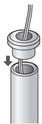 PIONEER DCS-FS30 - Fit the provided cap into the top of the pole. - 1