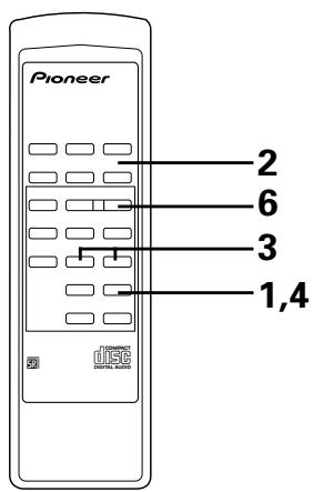 PIONEER PD-M406A - Appuyer sur la touche PROGRAM. - 1