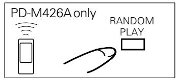 PIONEER PD-M406A - RANDOM PLAYBACK - TO PLAY ALL TRACKS IN RANDOM ORDER - 2