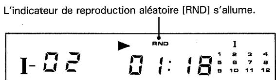 PIONEER PL-Z94 - Appuyer sur la touche RANDOM. - 1