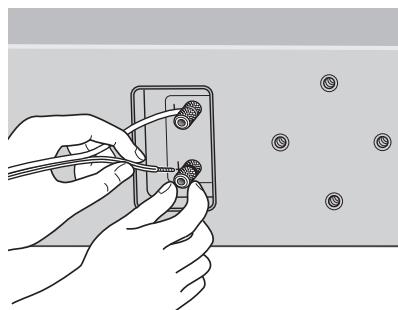 PIONEER S-LX70-C - Anslut högtalarkabel. - 1