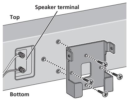 PIONEER S-LX70-C - - When installing below the TV - 1