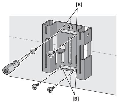 PIONEER S-LX70-C - Attach the bracket (for wall). - 1