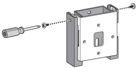 PIONEER S-LX70-C - Fissare assieme saldamente le staffe con le viti. - 1