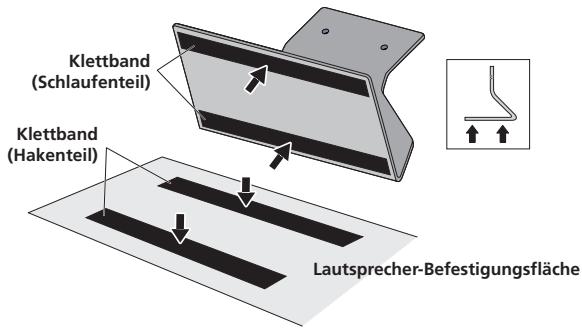 PIONEER S-LX70-C - • Verwendung des Klettbands - 1