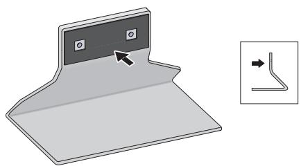 PIONEER S-LX70-C - Fixez le joint sur le socle d'enceinte. - 1