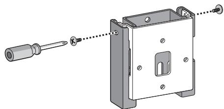 PIONEER S-LX70-C - Secure brackets together with screws. - 1