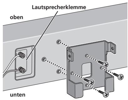 PIONEER S-LX70-C - • Aufstellung unterhalb des Fernsehgerätes - 1