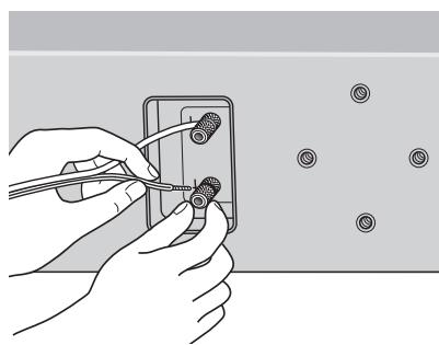 PIONEER S-LX70-C - Sluit de luidsprekerkabel aan. - 1