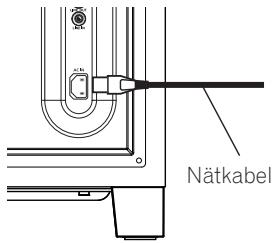 PIONEER S71W - ANSLUTNING AV NÄTKABELN - 1