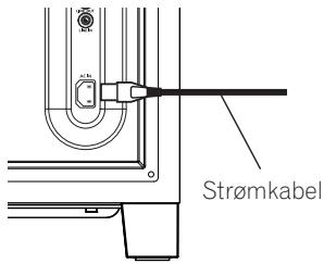 PIONEER S71W - TILSLUTNING AF STRÖMLEDNINGEN - 1