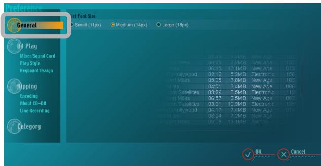 PIONEER SVJ-DS01 - Click [General]. - 1