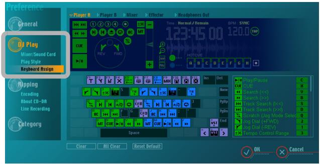 PIONEER SVJ-DS01 - Click [Keyboard Assign]. - 1
