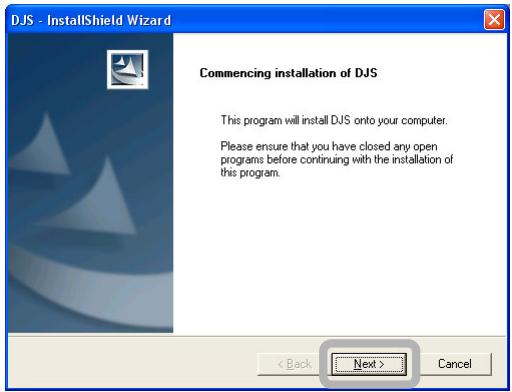 PIONEER SVJ-DS01 - Click the [Next] button. - 1