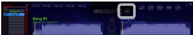 PIONEER SVJ-DS01 - Click the [Effect ON/OFF] button. - 1
