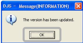 PIONEER SVJ-DS01 - Click the [OK] button. - 1