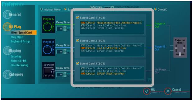 PIONEER SVJ-DS01 - Click the Sound Card you wish to select. - 2