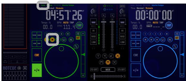 PIONEER SVJ-DS01 - While paused, click the [Loop Out] button at the point to end playing the loop. - 1