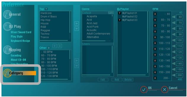 PIONEER SVJ-DS01 - Click on [Category]. - 1