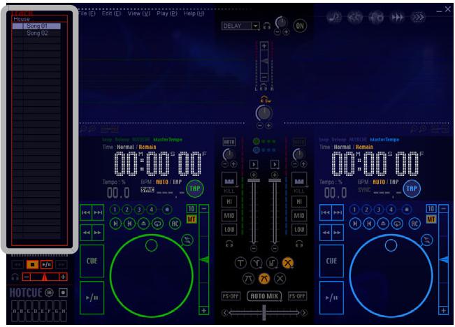 PIONEER SVJ-DS01 - 4-4 Using the Auto Mix Function for Mixing Songs - 1