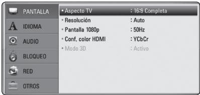 PIONEER BCS-414 - Ajuste de los values de configuración - 3