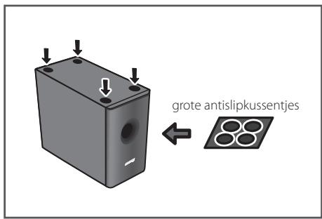 PIONEER BCS-414 - Voor de subwoofer: - 1