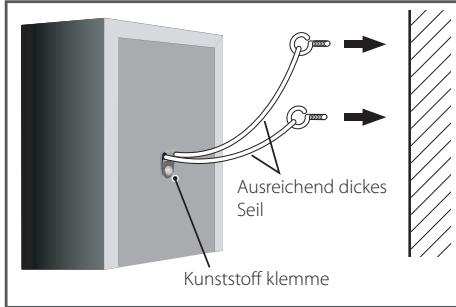 PIONEER BCS-414 - Montage der vorderen und der Surround-Laatsprecher - 1