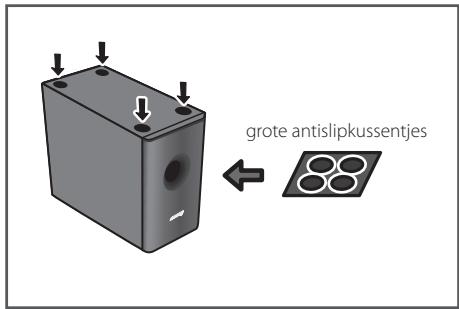 PIONEER BCS-414 - Voor de subwoofer: - 1
