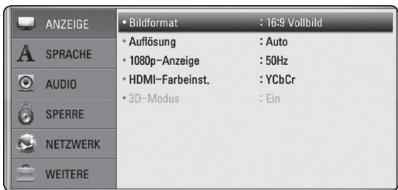 PIONEER BCS-414 - Setup-Einstellungen vornehmen - 3