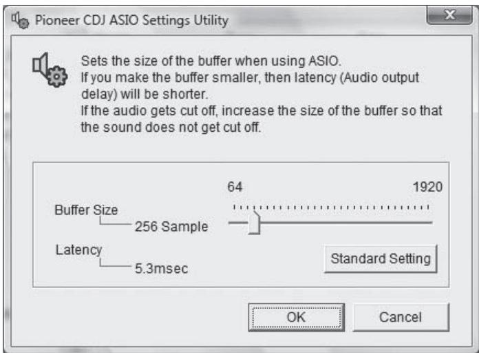 PIONEER CDJ-900 - Click Windows [Start] menu >[All Programs]>[Pioneer]>[Pioneer CDJ]>[Pioneer CDJ ASIO Settings Utility]. - 1
