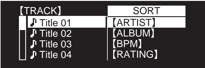 PIONEER CDJ-900 - Press [MENU/UTILITY] while the tracks are displayed. - 1