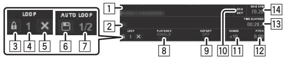 PIONEER DDJ-S1 - Affichage des informations concernant les morceaux - 1