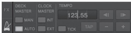 PIONEER DDJ-T1 - Einstellen des Master für Synchronisation - 1