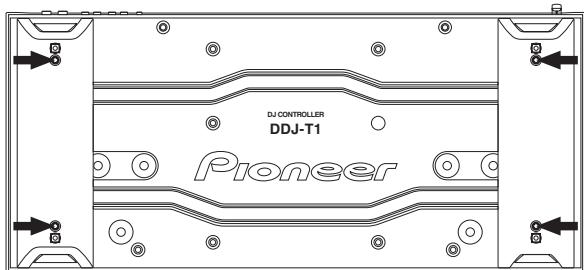 PIONEER DDJ-T1 - Utilisation sans les pieds - 1