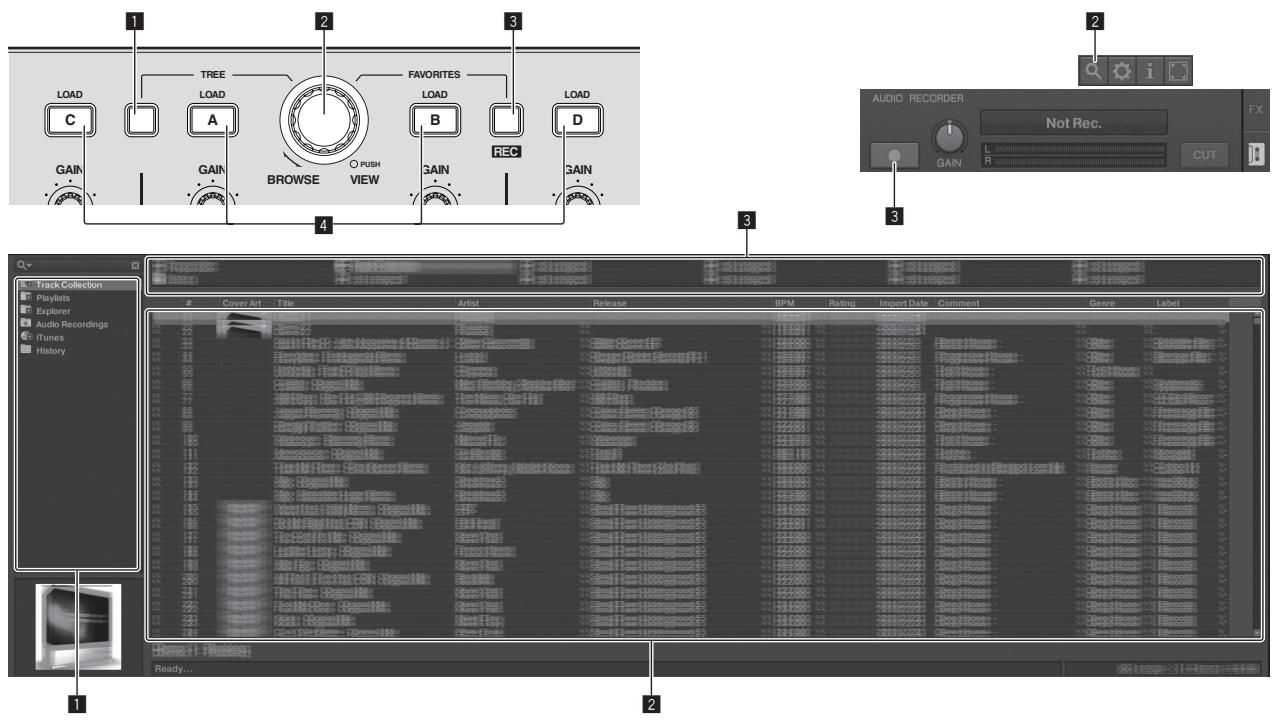 PIONEER DDJ-T1 - Browser - 1