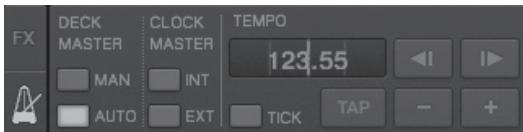 PIONEER DDJ-T1 - Setting the master for synchronization - 1