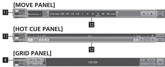 PIONEER DDJ-T1 - IN (IN ADJUST) button, OUT (OUT ADJUST) button, ACTIVE button - 2